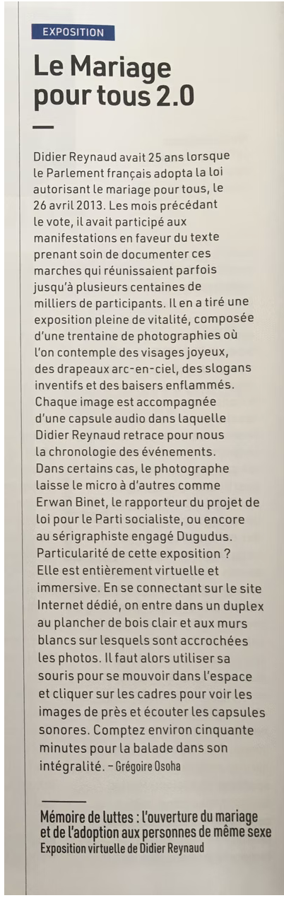 Article dans Amnesty International