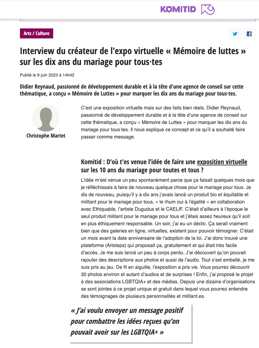 Interview Komitid
