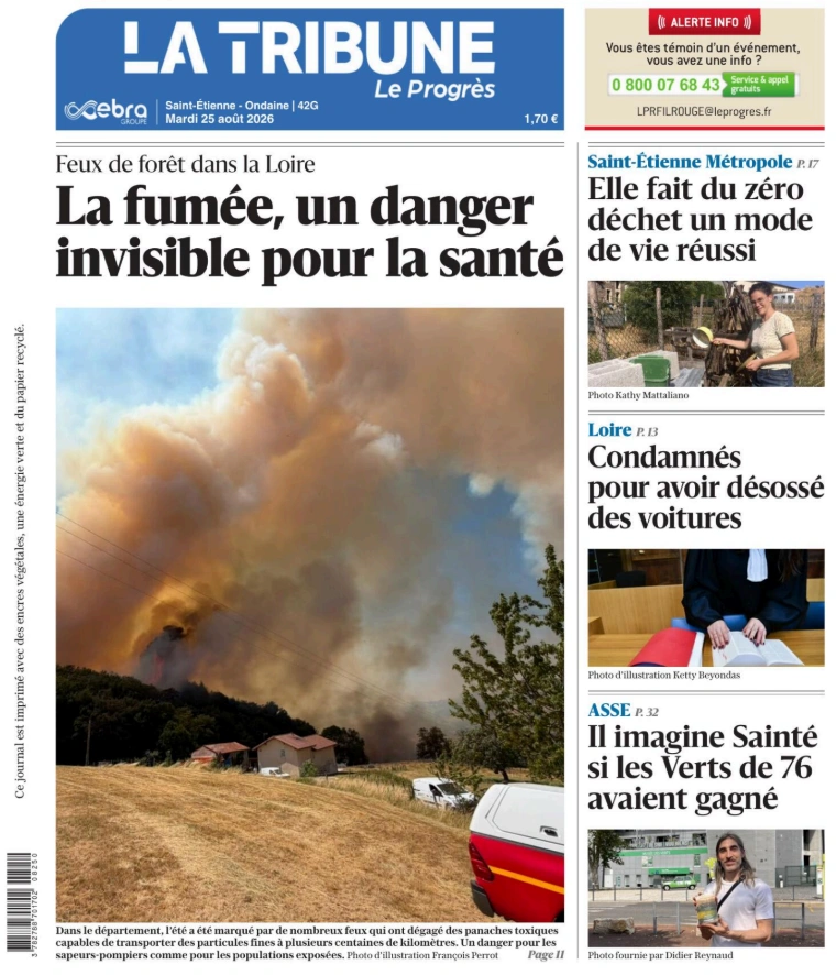 Une du Progrès consacrée à Un siècle sur le toit de l'Europe