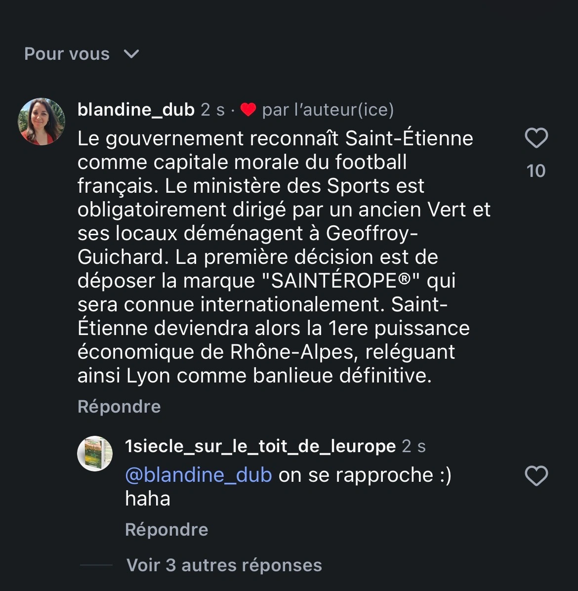 Commentaire du concours Couleur Sainté
