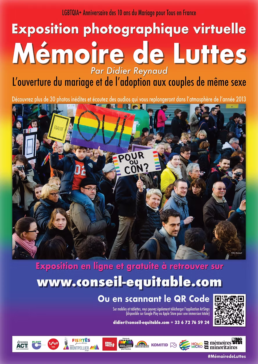 Affiche de l'exposition Mémoire de Luttes