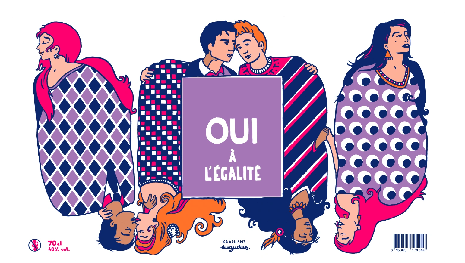 Visuel sur la bouteille de rhum et la genèse du projet